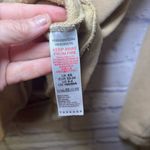 Topshop  Hoodie Quarter Zip Hooded Sweatshirt Tan Size 0-2 Photo 9