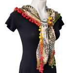 Free People Pompom Scarf Wrap Photo 3
