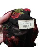 Ember Floral Rose Open Front Sheer Mesh Kimono Cardigan Size M Black Size M Photo 6