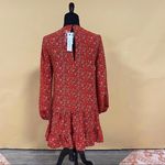 Topshop ✨SALE Ruffle Red Detail Dress US 4 NWT Photo 8