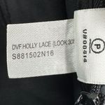 Diane Von Furstenberg  | Size 2 | DVF Holly Lace Wide Leg Cropped Pants in Black Photo 10