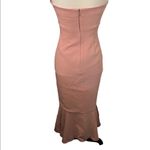 Luna Cinq A Sept  Bloom pink strapless midi cocktail dress size 4. Photo 3