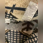 Active Studio Southwestern Snowflake Tribal 1/4 Zip Fleece Jacket Womens Size L Blue Size L Photo 5
