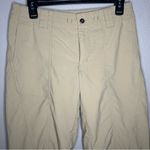 Patagonia Inter-Continental khaki cropped capri hiking pants womens size small 6 Photo 1