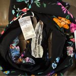 Skinny Dippers Daisy Duke Ruffle High Waist Bottoms Black Photo 12