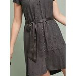 Anthropologie TINY Large Stone Harbor Eyelet Shirt Dress Womens Gray Photo 0