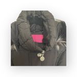 Betsey Johnson π Faux Fur Quilted Puffer Mid Length Ski Parka Jacket π Black S Photo 6
