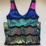 As You Wish As U Wish rainbow sequin short mini dress, size medium Photo 1