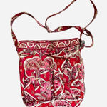 LuLaRoe Womens Vera Bradley Red Paisley Rosie Posey Crossbody Purse Photo 0