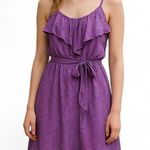 Rebecca Taylor Silk Ruffled Dress Medium Photo 0