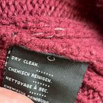 Harley Davidson Harley-Davidson Cardigan Maroon Shawl Collar Moto Zip Knit Sweater Sz M GUC Photo 15