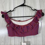 Solid & Striped NEW  The Paloma Bikini Top Seersucker size S Small NWT Photo 4