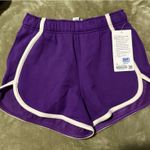 Lululemon Scuba Mid-Rise Oversized Short 3" Size XS College purple / light ivory Photo 4