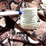 Jones New York Snakeskin Blouse Women's Large Shirt Photo 8