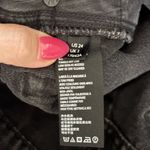 We The Free  Black Distressed Denim Mini Skirt‎ Photo 7