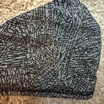 Lululemon  Free to Be Sports Bra Black White Geometric Print Strappy Back Size 6 Photo 1