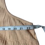 Coldwater Creek Light Pink Peach Sleeveless Raw Hem Gauze Style Sleeveless Top Photo 3