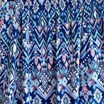 Divided  by H&M Bohemian Aztec Geometric Print Neon Mini Skirt, Size 6 Photo 12