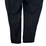 Abercrombie & Fitch The Dad High Rise Jeans Black Button Fly Women’s Size 33 16L Photo 5