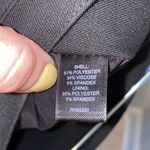 EXPRESS Design Studio Classic Black Career pencil skirt belted waist Size 0 Photo 3