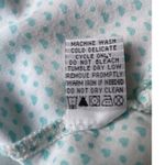 Velvet Heart Hearts Pattern Valentine’s Green White LOVE Button Up High Low Hem Top Women’s L Photo 11