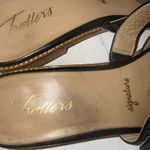Trotters Minimalist Old Money Black Leather Mule Sandals Shoes Flats Size 7.5 Photo 3