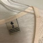 Scotch & Soda Maison Scotch Cruise T-Shirt Crochet Lace Short Sleeve 2 Medium Photo 3