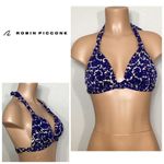 Robin Piccone New. navy and cream bikini. Retails $89 Photo 1