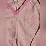 Vintage LA Seat Covers long sleeve shirt muted baby pink rough cotton Size L Photo 2