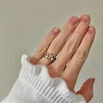 Vintage Lotus Flower Silver Ring Minimal Cut Out Floral Minimal Classic Feminine Jewelry Photo 1
