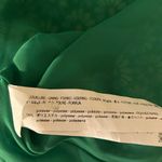 ZARA Size S Green Floral Sleeveless Dress Photo 11