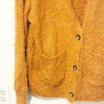 Free People Nevermind Cardigan Sweater Size Small Button Stringy Fuzzy Photo 1