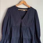 Tuckernuck POMANDER PLACE Navy Cotton Poplin Kenzo Dress Medium Photo 5