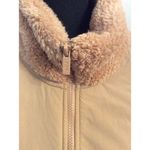 PINK - Victoria's Secret Victoria's Secret Sherpa 1/2 Zip Teddy Bear jacket Fluffy Beige Small S Photo 4