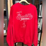 Hanes Vintage 1990s Goode Co. BBQ rodeo Houston Texas mock neck pullover sweatshirt Photo 0