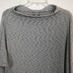 Bobeau Gray High Neck Dolman Sleeve Oversized Sweater Size M Casual Loungewear Photo 2