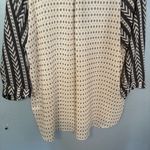 Gentle Fawn NWT‎  Solitude Cream and Black Relaxed Buttoned Blouse Boho Photo 8