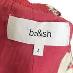 Ba&sh Womens Kondo Midi Skirt Floral Flowy Elastic Waist Boisderose Red Size L Photo 9