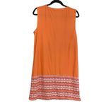 Cabana Life‎ X Talbots Sleeveless Dress Pockets Size Large Resort Beach Casual Orange Photo 1