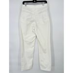 Old Navy  Womens High Rise WOW Wide Leg White Denim Jeans Size 6 Stretch Neutral Photo 3