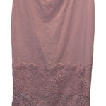 Olivia Blu NWT Lace Trim Pencil Skirt Lined Antique Rose Photo 0