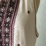 Madewell Midi Dress Women’s 8 Ivory 100% Cotton Suncoast  Boho Embroidered Photo 5