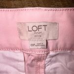 Loft  Girlfriend Chino Cropped Pink Women's Jeans Photo 7