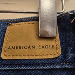 American Eagle {8} Mom Jean Stretchy Denim Raw Hem Rolled Cuff Or Not Photo 6