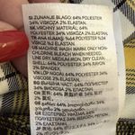 Divided H&M  Black Yellow Plaid Dress Size 6 Twee Academia College Clueless Y2K Photo 6