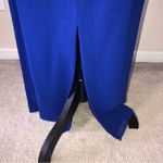 After Dark Evening Gown Blue Rhinestones Formal Prom Sleeveless Size 12 Photo 3