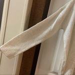 Peter Nygard  Cream/Silver Metallic Knit Sweater L Photo 3