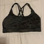 Lululemon Green Camo Sports Bra Photo 3