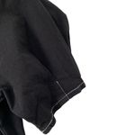 R.G. Kane Helena Black Mini Dress Dramatic Puff Sleeve Fit Flare NWTs size large Photo 6