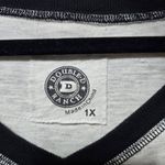 Double D Ranch Hide Tickler Long Sleeve Western Boot Cowgirl Graphic Tee Gray Size 1X Photo 5